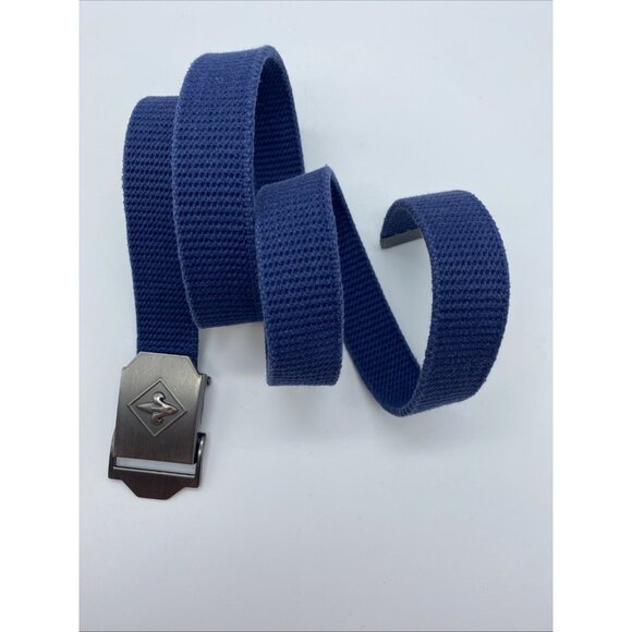 Boy Scouts Belt and Buckle with 2 Community Slides Boys Blue Adjustable 38" - Picture 3 of 14